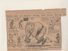 PHILA PHILLIES 1911 SPORTS CARTOON THE NORTH AMERICAN NEWSPAPER STATS picture