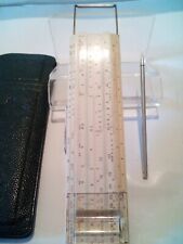 Vintage ULTRA-Rare Faber Castell 67/54R Addiator Slide Rule Hybrid Calculator picture