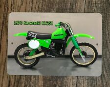 1979 Kawasaki KX250 8x12 Metal Wall Sign Motocross Dirt Bike Motorcycle picture