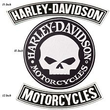 Harley Davidson Willie. G Skull Patch Set - Harley Davidson Rocker 15
