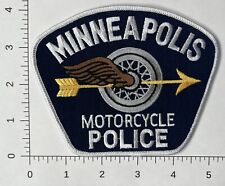 MN Minnesota Minneapolis Motorcycle Police Motors patch RARE GRAY Variation picture