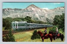 The Denver Zephyr, Train, Transportation, Antique, Vintage c1966 Postcard picture
