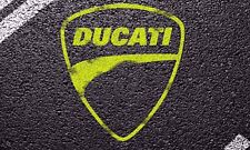 DUCATI STREET LOGO 3'X5' WIDE VINYL BANNER MAN CAVE GARAGE SIGN MECHANICS USA picture