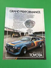 1977 1978 TOYOTA CELICA GT LIFTBACK VINTAGE ORIGINAL PRINT AD ADVERTISEMENT picture