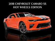 2018 Chevrolet Camaro NEW METAL SIGN: Hot Wheels Edition in Orange & Black picture