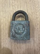 Vintage Yale Red Metal Padlock Made in the USA picture