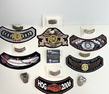 NEW 1993 05-08 Rocker Patch & Pin Lot HOG Harley Davidson Owners Group (G) picture