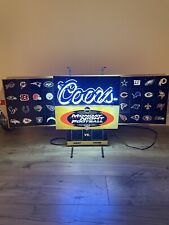 COORS abc Monday Night Football Magnetic￼ Neon Beer Sign Rare Vintage picture