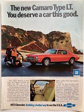 1973 Chevrolet Camaro Print Ad picture