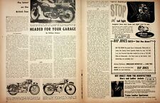 1952 New British Motorcycles AJS Ariel BSA Norton - 4-Page Vintage Article picture