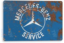 Mercedes-Benz Service Sign, Parts, Service, Auto Shop, Garage Tin Sign A492 picture