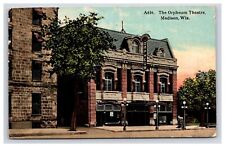 Postcard: WI 1913 The Orpheum Theatre, Madison, Wisconsin - Posted picture