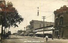 Postcard RPPC 1914 Minnesota Breckenridge Main Street 23-13683 picture