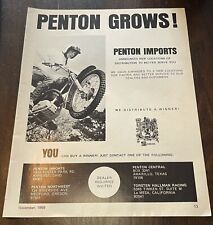 1969 Penton Motorcycle  Vintage Ad picture