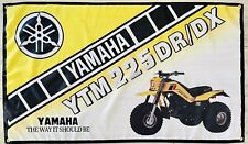 Yamaha YTM 225 DR DX ATC FLAG BANNER 1986 MAN CAVE GARAGE huffy torex atv Tri Z picture