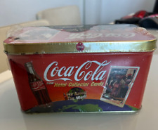 1994 Coca-Cola Coke Around the World Metal Art Collectors Cards Tin 20 sealed picture