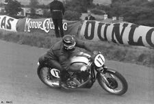 Norton 40m 350cc Manx Alan Trow 1956 Ulster Grand Prix motorcycle racing photo picture