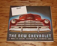 1947 Chevrolet Full Line Sales Brochure 47 Chevy Fleetline Fleetmaster picture