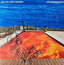 RED HOT CHILI PEPPERS Signed VINYL AFTAL OnlineCOA picture