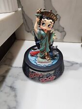 1998 Betty Boop Limited Edition “Liberty Betty” Hand Painted Sculpture Dome picture