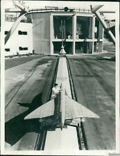 1966 Model Of Projected Sst Mach 2.7 Air Liner At Lockheed Aviation Photo 6X8 picture