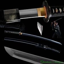 Kobuse w Clay Tempered Damascus Folded Steel Japanese Katana Samurai Sword #1263 picture