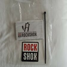 ROCKSHOX Front Suspension & Rear Shock Instruction Manual Decal Zip Tie Sealed picture