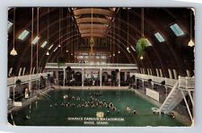 Boise ID-Idaho, Idaho's Famous Natatorium, Swimmers, Antique Vintage Postcard picture