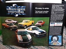 1979 Ford Mustang Pinto Fairmont Pickup Pace Car 2 Page Original Print Ad picture