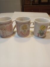 LOOK really nice set of 1 lot of 3 Precious Moments 3-piece Cup Set picture