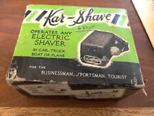 Vintage Kar Shave Adapter For Electric Shaver to use in your car Box Instruction picture