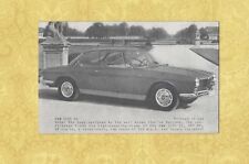 X Car Automobile BMW 3200 CS postcard 1960s body designed by Italian Bertone picture