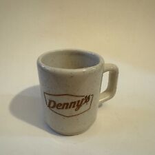  Vintage Denny's Mug Speckled Brown D Shaped Handle Coffee Cup USA picture
