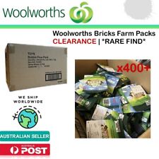 Woolworths Bricks Farm Woolies 400x Packs Brick Character Fruit Animals Crates picture
