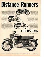 1966 HONDA TOURING 305 MOTORCYCLE ~ CLASSIC ORIGINAL PRINT AD picture
