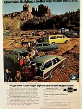1972 Chevrolet Wagon Family At Oak Creek Canyon Print Ad picture