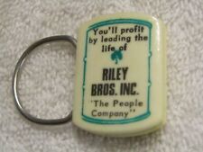 Vintage Dick Doherty Fairfield Iowa Riley Bros Key Chain 1960s 1970s NOS picture