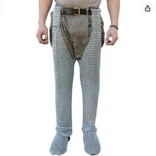 10MM ALUMINIUM Legging , 10Mm Flat riveted with Washer chainmail Legging Hoses picture