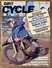 Vintage Dirt Cycle Magazine January 1973 Motorcycle Motocross Suzuki 400 Apache picture