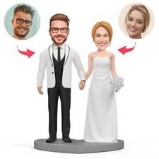Sweet Wedding Custom Bobblehead With Engraved Text picture