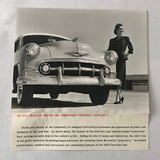 1953 Chevrolet Factory Press Photo Photograph Print picture