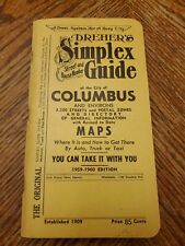 Vintage Drehers Simplex Guide And Map 1959-1960 Version picture