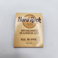 Vintage Matchbook Hard Rock Cafe Orlando 5800 Kirkman Road picture