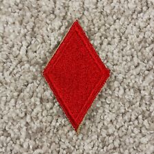 Vintage 5th Infantry Division Patch Red Devils Red Diamond WWII Original  picture