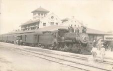 Railroad Depot Laredo Texas TX Train Station c1910 Real Photo RPPC picture