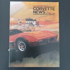 Corvette News Magazine October/ Nov 1975 Cars, Collectors Clubs & Conventions picture