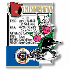 Minnesota State Montage Magnet by Classic Magnets, 2.6
