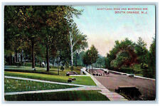 c1910's Scottland Road and Montrose Ave. South Orange New Jersey NJ Postcard picture