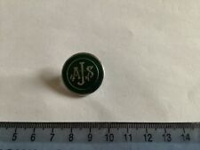 Vintage Dark Green AJS Pin Badge picture