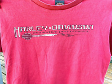 HARLEY DAVIDSON  TSHIRT AUTHENTIC SIZE L PERRY KALAMAZOO MICHIGAN VINTAGE picture